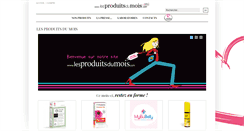 Desktop Screenshot of les-produits-du-mois.com