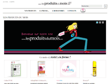 Tablet Screenshot of les-produits-du-mois.com